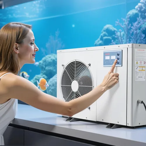 Vista 8 de VEVOR Enfriador de acuario de 150 galones, enfriador de agua de 1/2 HP para hidroponía, enfriamiento rápido para pecera, ajolote, arrecife de coral