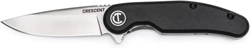 Vista 13 de Crescent Cuchillo de bolsillo de 3-1/4 pulgadas con hoja de punta caída y mango de aluminio - CPK325A