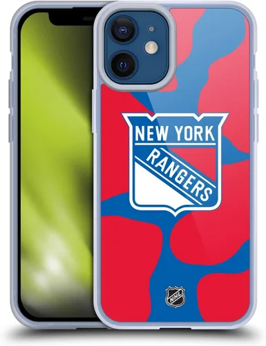 Vista 188 de Head Case Designs Funda de gel suave con licencia oficial de la NHL Camouflage New York Rangers compatible con Apple iPhone 7 Plus/iPhone 8 Plus