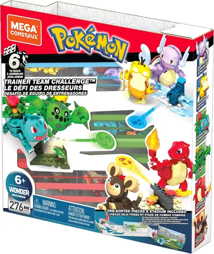 Vista 7 de Mega - Juego de construcción de figuras Construx Pokemon Trainer Team Challenge