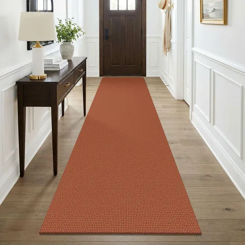 Vista 180 de KOZYFLY - Tapete para puerta de interior, lavable, pequeña, antideslizante, con respaldo de goma, felpudo de algodón para el hogar, color negro