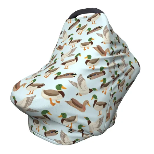 Vista 14 de Lindas fundas de asiento de coche con diseño de mariposa para bebé, multiusos para asiento de automóvil, cubierta de transporte transpirable