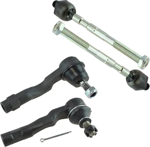 Vista 17 de TRQ Juego de varillas de acoplamiento delanteras interiores y exteriores, 4 piezas, compatible con Kia Soul 2014-2019 15-19 Soul EV