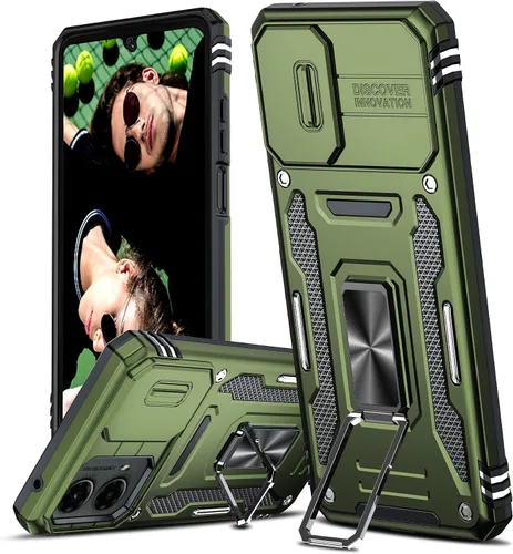 Vista 26 de LeYi Funda para Moto G Stylus 5G 2022: [No compatible con la versión 4G] Funda para Moto G Stylus 2022 con protector de pantalla de vidrio templado