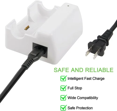 Vista 6 de Cargador adaptador de 3.6V para iRobot Braava Jet 240 Floor Mopping Robot Batería (blanco)