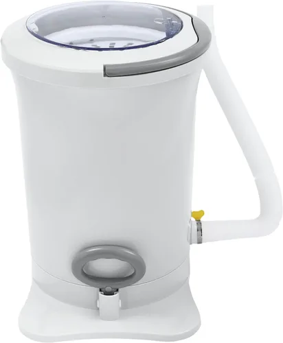 Vista 7 de Deshidratador de ropa manual, mini secadora portátil compacta con cubierta superior transparente, deshidratador manual independiente de 12 L/3.17