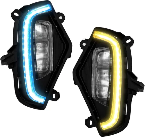 Vista 22 de Shocklight Luces antiniebla LED de repuesto para Dodge Ram 1500 2009-2012, Dodge Ram 2500 3500 2010-2018 Lámparas antiniebla izquierda y derecha