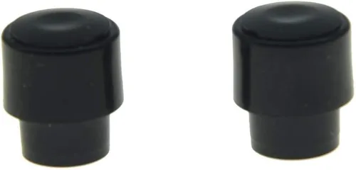 Vista 2 de KAISH Paquete de 2 pomos de interruptor de barril negro con punta de interruptor selector de 3 vías o 4 vías para USA Tele/Telecaster