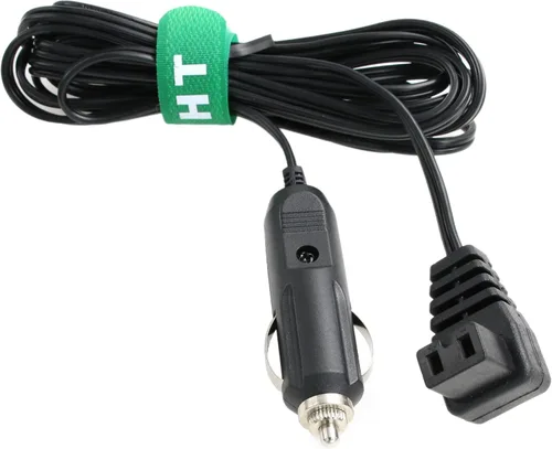 Vista 5 de Cable de alimentación para refrigerador de coche automotriz congelador ARB BougeRV Coleman Euhomy Iceco 12/24V 23A DC 4.9 ft Pin plano