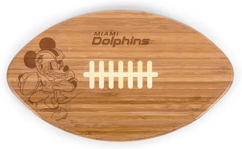 Vista 7 de PICNIC TIME NFL NFL Mickey Touchdown - Tabla de cortar y bandeja para servir de fútbol americano