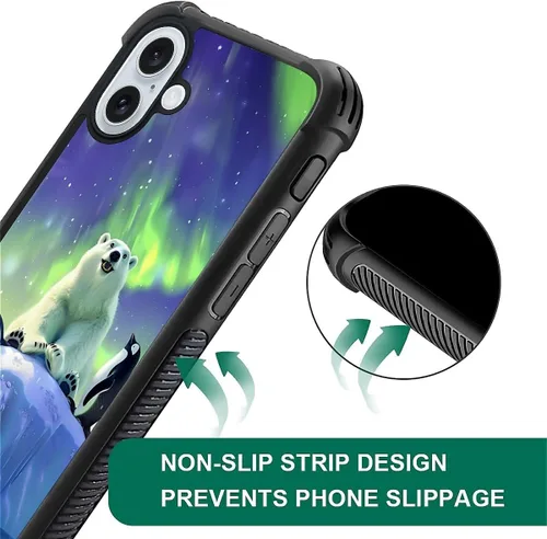 Vista 484 de Funda compatible con iPhone 15, diseño de elefantes africanos, diseño increíble a prueba de golpes, antiarañazos, carcasa trasera de policarbonato