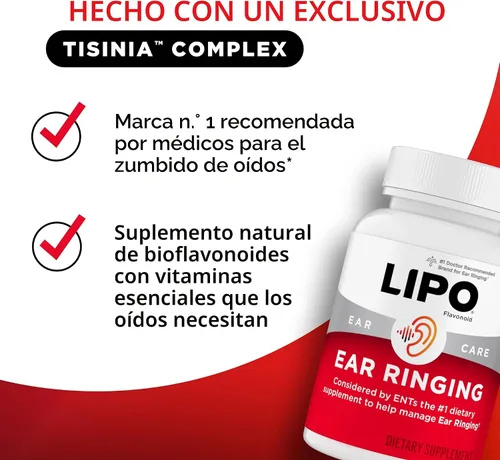 Vista 2 de lipo-flavonoid Plus Ear Salud Suplemento, 1, 1