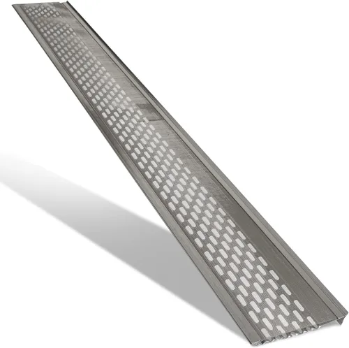 Vista 10 de DIY 5" Protección de hojas Muestra Malla de acero inoxidable Cubiertas de canalón de aluminio con acabado de fábrica Grado profesional Protector
