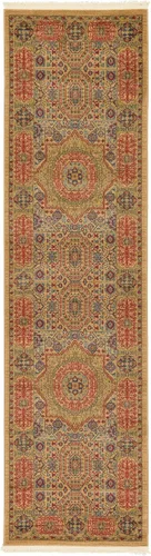 Vista 21 de Unique Loom Palace Collection - Alfombra bohemia tradicional, medallón, vintage (2 pies x 3 pies, rectangular, azul claro/bronceado)