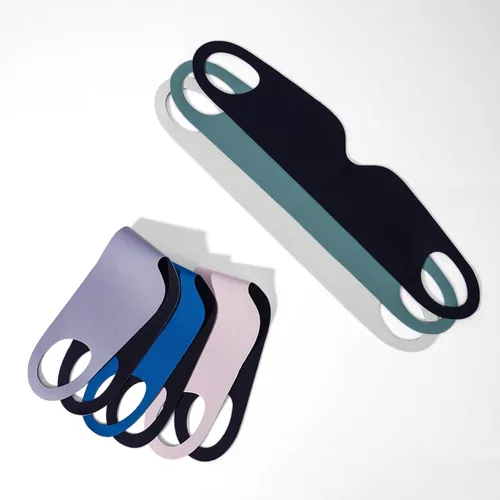 Vista 9 de FRESHME 3 piezas de antifaz para dormir sobre la oreja, fina y ligera, antifaz con cintas elásticas para las orejas, para hombres, mujeres, parejas