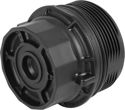 Vista 5 de X AUTOHAUX Cubierta negra del casquillo del filtro del motor del aceite del coche para Toyota Corolla 2008-2012 Matrix Prius para Scion XD