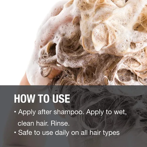 Vista 5 de GREAT CLIPS Solutions Acondicionador nutritivo de 10 onzas líquidas Aceite de argán Sin sulfatos y parabenos Hidrata y repara el cabello