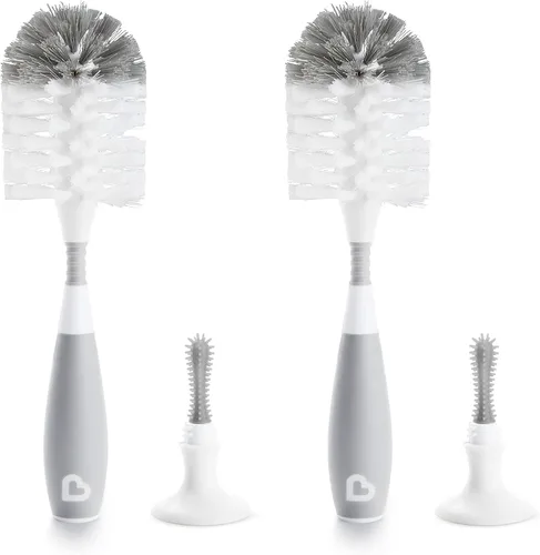 Vista 8 de Munchkin® Bristle™ - Cepillo para botellas, color gris