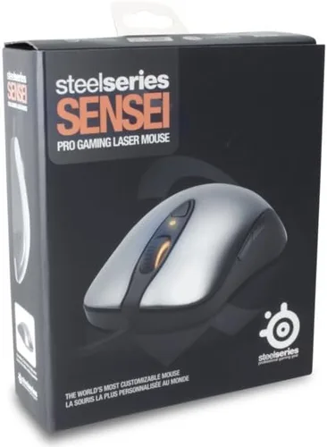 Vista 3 de Sensor óptico Sensei de SteelSeries, botones disparadores separados, prisma, gris