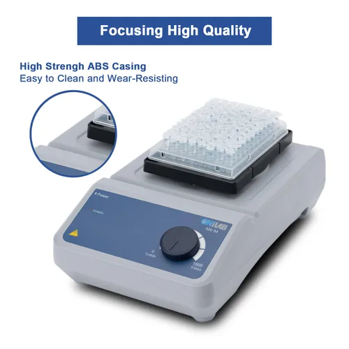 Vista 4 de ONiLAB Mezclador analógico de microplacas,Microplate Shaker,Mezclador de vórtice de microplacas, 0.18" órbita