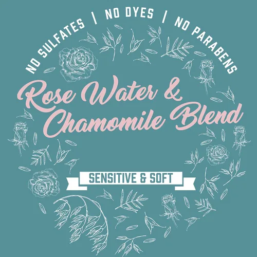 Vista 4 de Aveeno - Champú con mezcla de agua de rosas y manzanilla, Shampú seco, NA