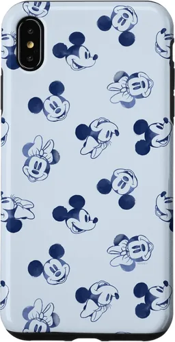 Vista 11 de Funda retro para iPhone 16 Disney Minnie y Mickey Mouse Icon Faces Vintage Art Retro