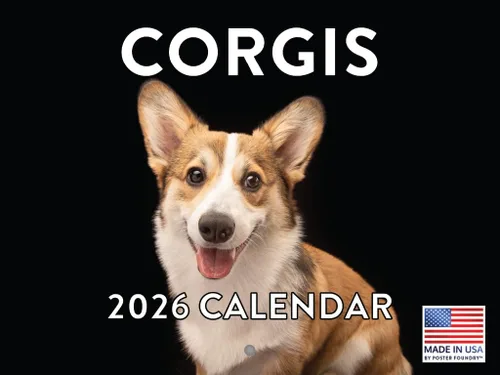 Vista 186 de Calendario mensual de pared Airedale Terrier Dog 2027 rojo (Airedale Terrier)