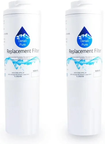 Vista 2 de 2-Pack Replacement for KitchenAid KBFS25EWWH7 Refrigerator Water Filter - Compatible with KitchenAid 4396395 Fridge Water Filter Cartridge