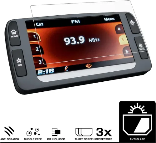 Vista 2 de Speedo Angels Protector de pantalla de tablero compatible con BOOM! Box 6.5GT GPS (2014+), antirreflejo, acabado mate antiarañazos, fácil