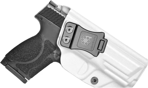 Vista 10 de Amberide IWB KYDEX Holster Fit Smith and Wesson M&P M2.0 9mm 40 4 and 4.25 Barrel No Red Dot Right Hand Concealed Carry Holster Adjustable Cant