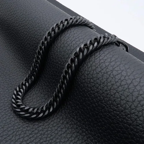 Vista 3 de newtro Cadena de cartera resistente para hombres, mujeres, niños y niñas, pantalones de motociclista, pantalones de motociclista, llavero gótico