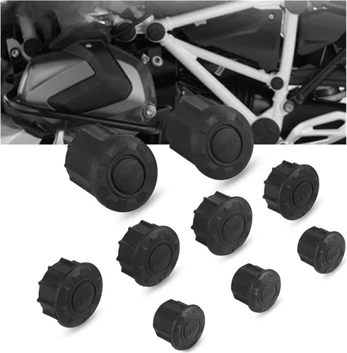 Vista 2 de Tapones para agujeros para marco de motocicleta, compatible con BMW R1200GS R 1200 GS LC Adventure ADV R1250GS R 1250 GS Adventure 2014-2020 2021