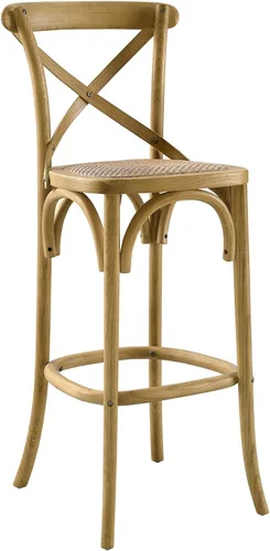 Vista 11 de Modway Taburete Gear Bar en Negro, 19 x 17.5 x 43.5