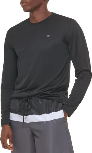 Vista 2 de Calvin Klein Manga larga ligera de secado rápido para hombre, protección UPF 40+