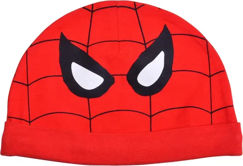 Vista 4 de Marvel Spiderman Boys Bodysuit Costume and Cap Set for Newborn and Infant BlueRed