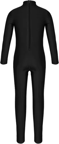 Vista 4 de FEESHOW Body de longitud completa para niños y niñas, de elastano, zentai, leotardo de gimnasia