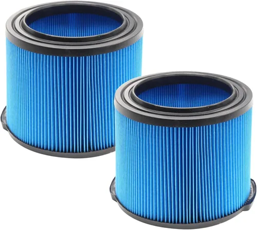 Vista 2 de Paquete de 2 filtros de repuesto para aspiradora 97457 VF6000 compatibles con Ridgid Shop Vac de 5 a 20 galones para aspiradoras húmedas/secas