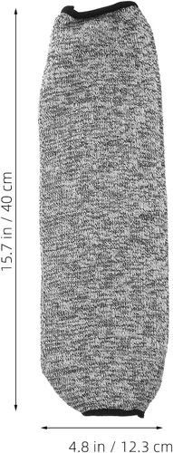 Vista 2 de Manga de brazo resistente a los cortes Protector de antebrazo Hppe Protector de brazo de seguridad de alto rendimiento 15.7 in Par Manga protectora