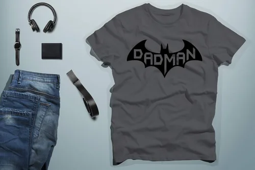 Vista 2 de CBTWear Dadman - Super Dadman Bat Hero Funny Premium - Camiseta para hombre