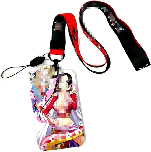Vista 2 de Cartera de cuero de anime Billetera Bi-Fold de gran capacidad PU carteras de cuero para adolescentes A5 asdfg5