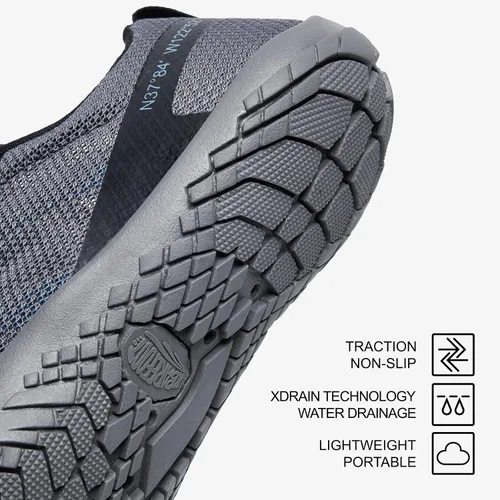 Vista 2 de ALEADER XBAREFOOT - Zapatos de agua para hombre, de secado rápido, para playa