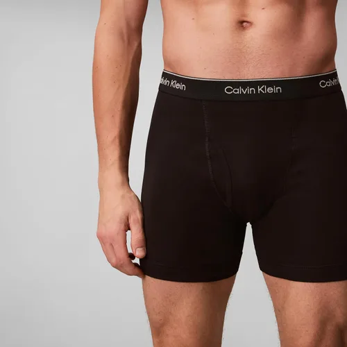 Vista 5 de Calvin Klein Calzoncillos Bóxer Brief Clásicos de Algodón para Hombre (3 unidades)