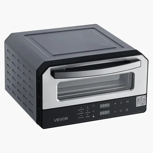 Vista 12 de Horno de pizza eléctrico VEVOR, Smart Pizzas Maker interior con 5 ajustes preestablecidos, horno de pizza de encimera de 12 pulgadas con pantalla