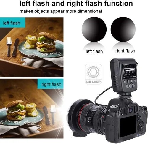 Vista 5 de Paquete de flash LED 5500k FC-100 portátil con controlador de flash flash LED universal 32 cuentas de lámpara LED Kit de luz de relleno para cámara
