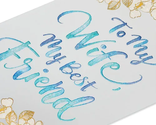 Vista 6 de American Greetings Tarjeta de cumpleaños para esposa (Mi mejor amiga)