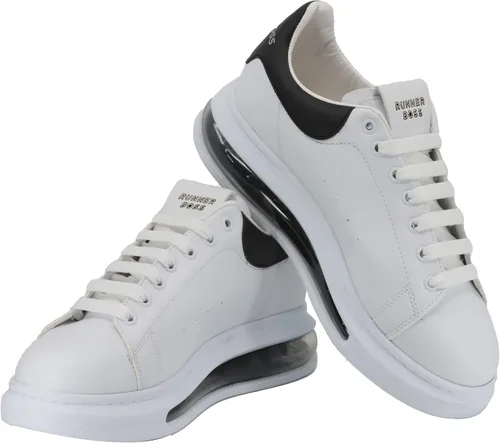 Vista 3 de Bonateks Tenis para hombre, color blanco, 10 estrecho, Blanco
