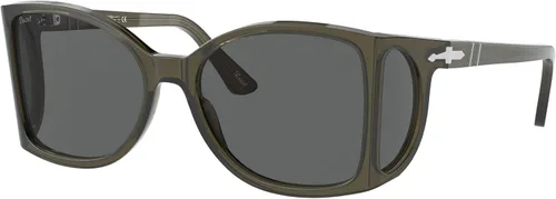 Vista 2 de Persol PO0005 - Gafas de sol cuadradas, HavanaVerde