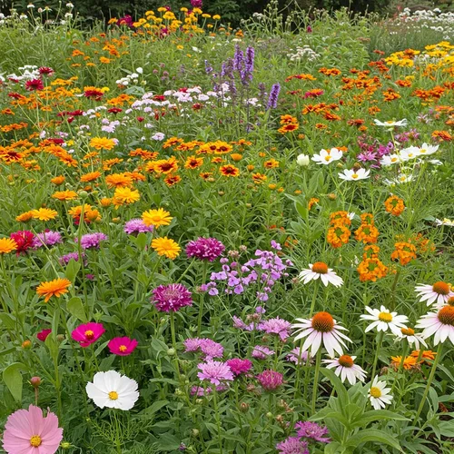 Vista 10 de Ferry Morse Mezcla para Todo Propósito Sol-Sombra a Granel Semillas de Flores Silvestres, 1 lb