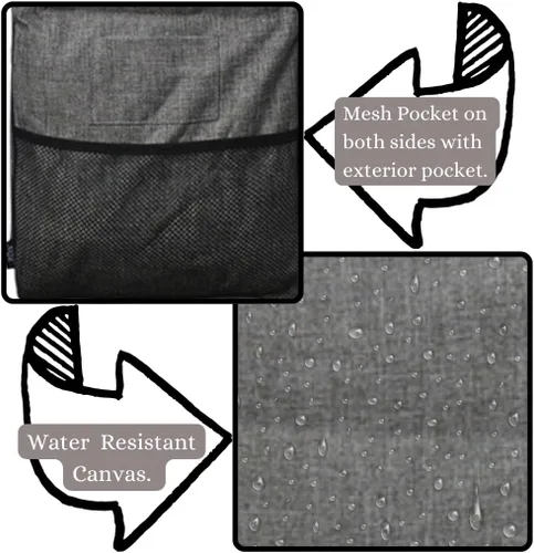 Vista 146 de NGIL Bolsa de comestibles reutilizable extra grande plegable de gran tamaño para comestibles, almacenamiento, picnic, playa, Estampado