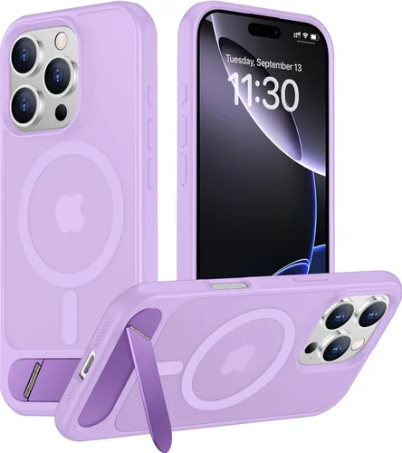 Vista 107 de Funda para iPhone 11 con compatibilidad magnética, [Soporte invisible incorporado][Compatible con MagSafe]